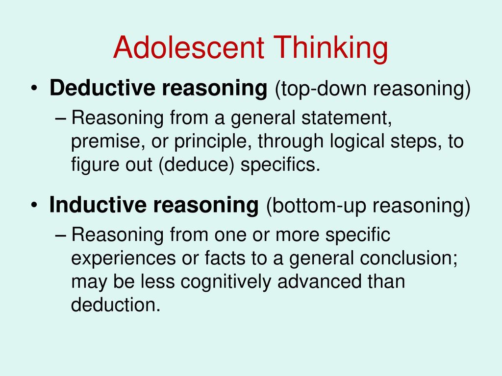 Chapter 15 Adolescence Cognitive Development ppt download